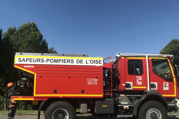 L'un des cinq véhicules reçus par le SDIS de l'Oise dans le cadre de la lutte contre les feux agricoles. 