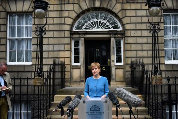 Nicola Sturgeon, ce samedi, à Edimbourg.