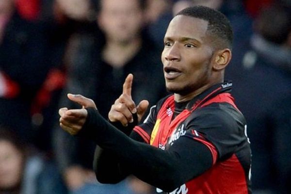 L'attaquant de Guingamp Claudio BEAUVUE - ARCHIVES AVRIL 2015