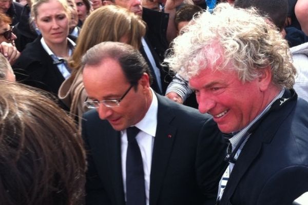 F. Hollande est à Brest pour les fêtes maritimes 2012