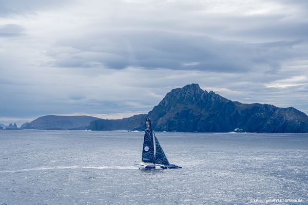 Passage du Cap Horn pour Charles Caudrelier