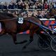 Idao de Tillard piloté par Clément Duvaldestin à l'hippodrome de Vincennes (Val-de-Marne) lors du Prix d'Amérique 2024. (Image d'archive)