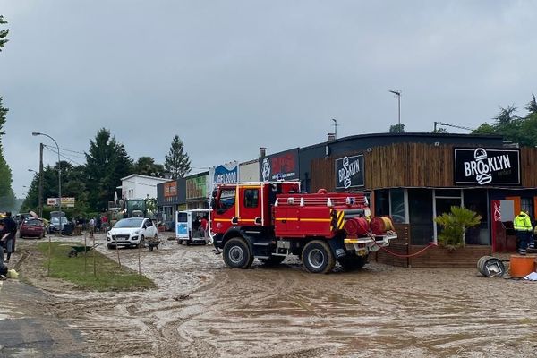 Le quartier Castetarbe d'Orthez ce matin