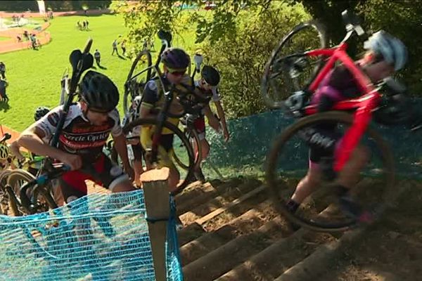 Coupe de France cyclo cross : reconnaissance du parcours à Besançon