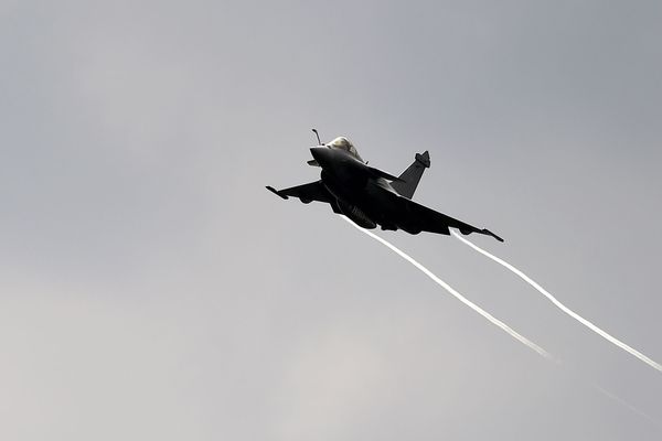 Au cours de cet Aurillac Airshow exceptionnel, les spectateurs présents sur le tarmac de Tronquières ont eu la chance d'assister à la démonstration d'un Rafale de l'armée de l'Air. (Illustration)