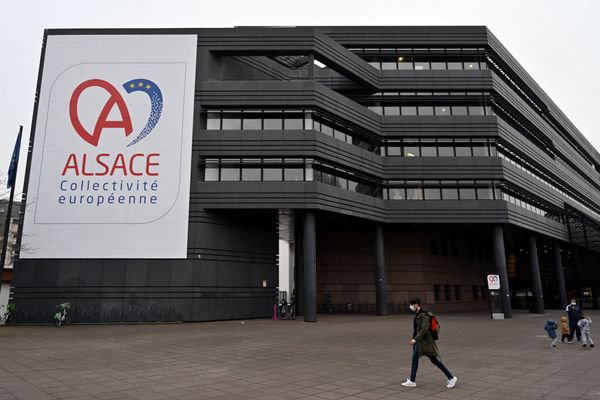 Le hall de l'Hôtel du département situé à Strasbourg va accueillir un grand vaccinodrome à compter du mois de juin après une première session de vaccination du 2 au 4 mai