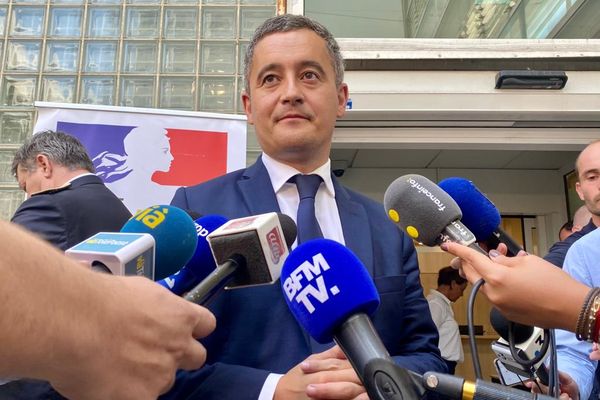 Gérald Darmanin, en visite officielle en Corse, les 22 et 23 juillet.