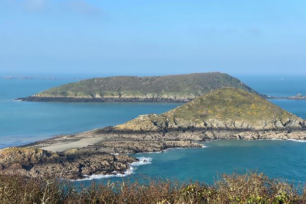 Vue de la Pointe de Bilfot à Plouézec 