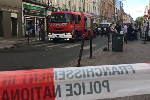 L'explosion a eu lieu peu avant 10 heures, au 45 rue Gambetta à Lille. 