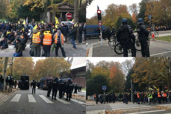 Des incidents en marge de la manifestation des Kurdes à Strasbourg