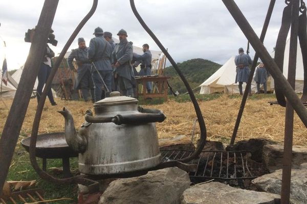 Les "poilus" démobilisés à Montespan