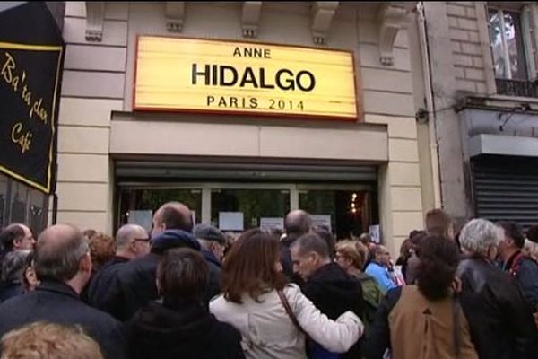 Anne Hidalgo a lancé sa campagne ce mardi 28 mai 2013 au Bataclan. 