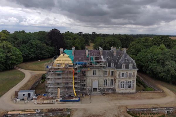 Le château de Purnon dans la Vienne fait l'objet d'importants travaux de sauvegarde.