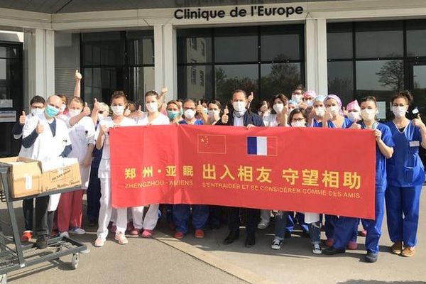 Une deuxième livraison de masques en provenance de Chine est arrivée à Amiens