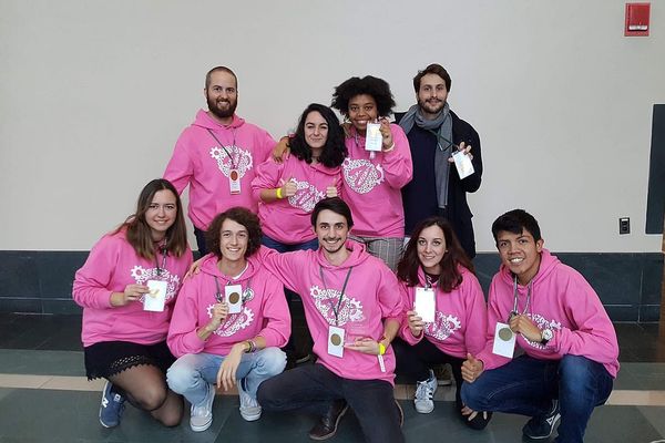 Les 9 étudiants de Montpellier ont obtenu la médaille d'or mention "Best education et public engagement" à Boston.