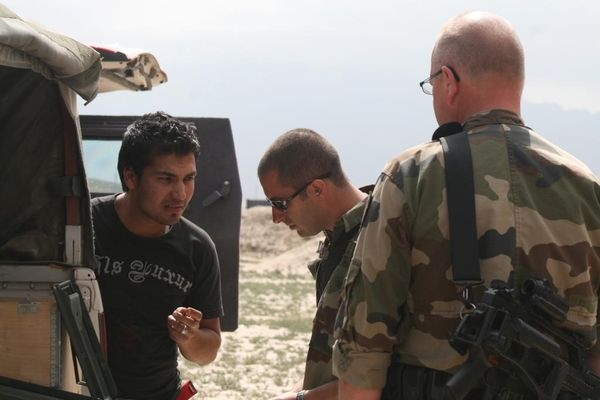 Mustafa a travaillé comme interprète aux côtés des forces françaises pendant près de quatre ans