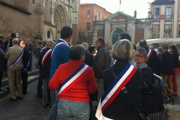 120 élus ruraux ont manifesté contre la réforme territoriale en l'état