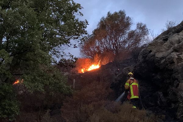 D'importants moyens sont mobilisés pour circonscrire l'incendie.