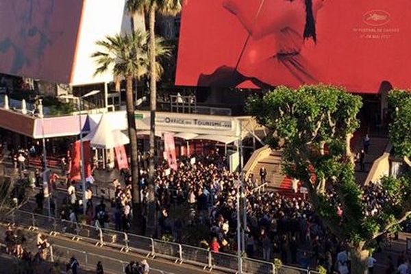 Le Palais des Festivals à Cannes a été évacué en début de soirée ce samedi 20 mai