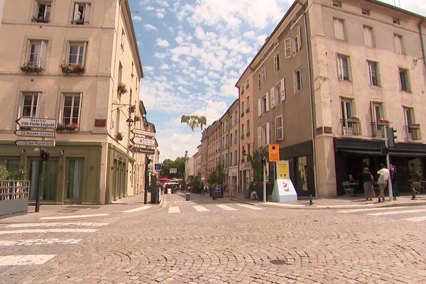 Croisement des rues d'Amerval et Gustave Simon à Nancy