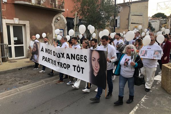 Une marche blanche organisée ce samedi 14 janvier 2023 pour rendre hommage aux victimes d'un double féminicide il y a un an à Roujan (Hérault).