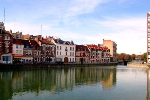 Photo envoyée le 26 octobre, quai du Wault à Lille