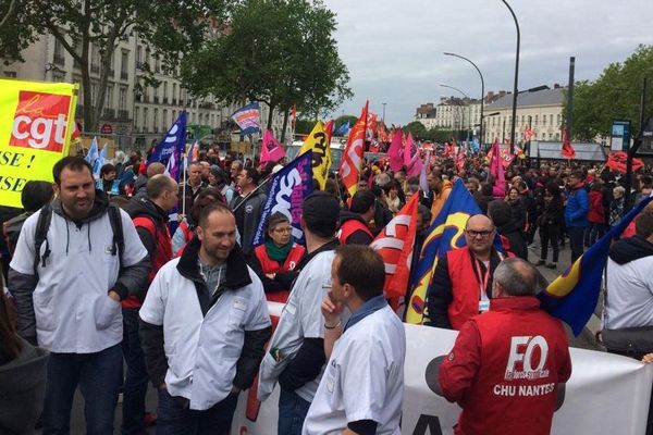 Manifestation des fonctionnaires du 9 mai à Nantes