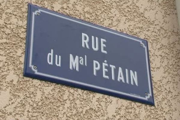 La rue du Maréchal Pétain, à Belrain