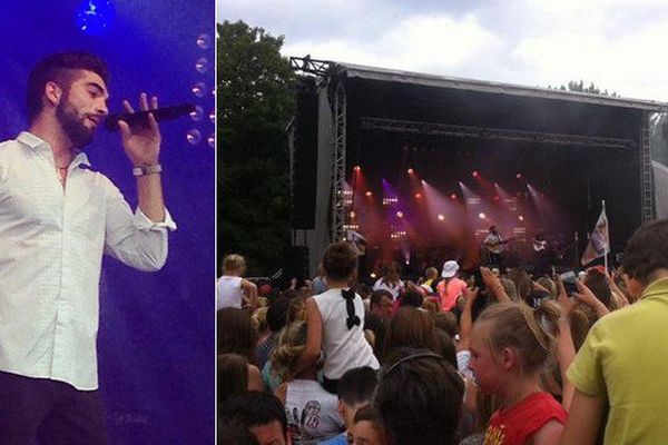 Plus de 20 000 personnes au parc de la Ramie pour Kendji Girac.