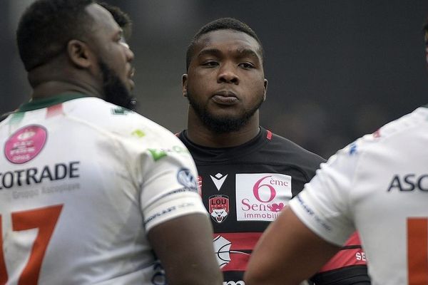 Champions Cup - Le LOU reçoit Trévise à Lyon le 7 décembre 2019 -Demba Bamba (LOU)