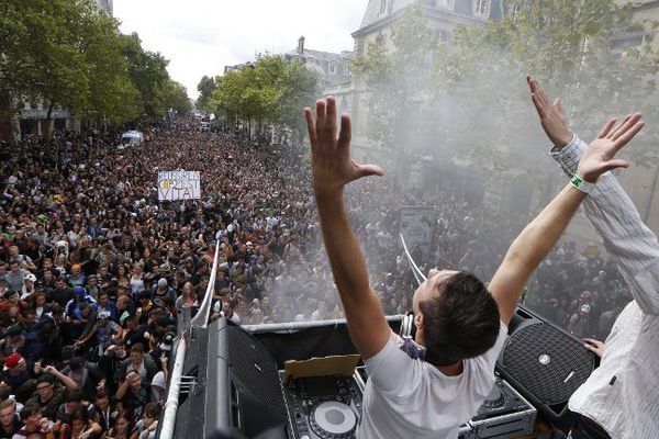 La Techno Parade 2015, dans Paris, le 19 septembre 2015.