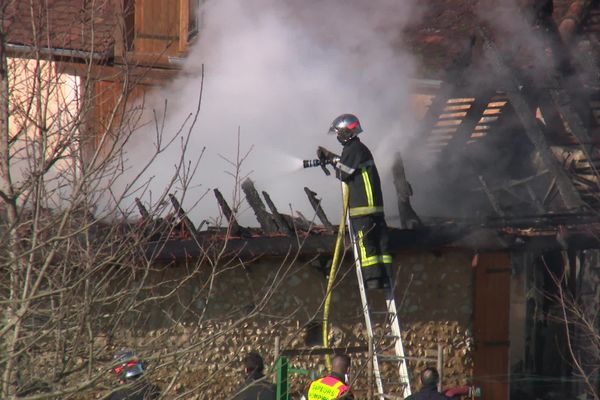 Les pompiers sont intervenus rapidement, mais hélas trop tard pour le malheureux