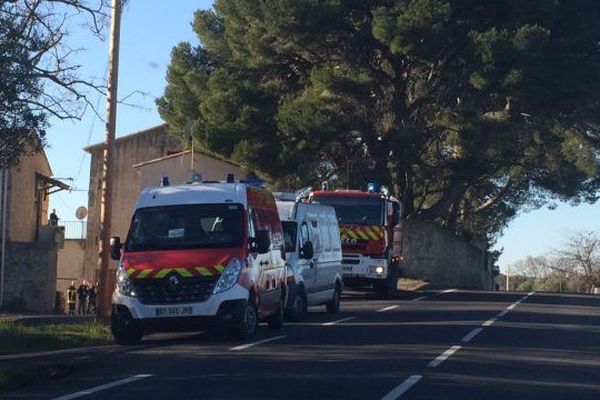 Incendie à Villeveyrac