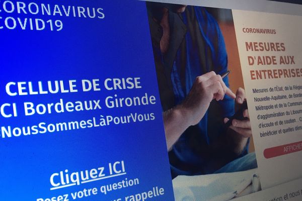 Sur son site, la CCI de Gironde donne des conseils aux entreprises dans le contexte de l'épidémie de Covid-19.