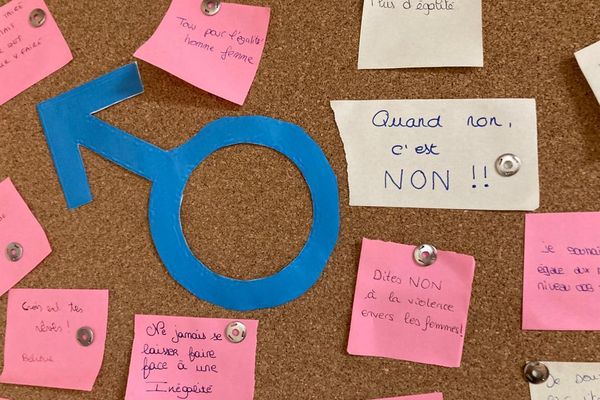 Au lycée Emile Zola d'Aix-en-Provence, depuis 4 ans, la lutte contre les violences faites aux femmes est une "discipline transversale", présente dans tous les enseignements solaires.