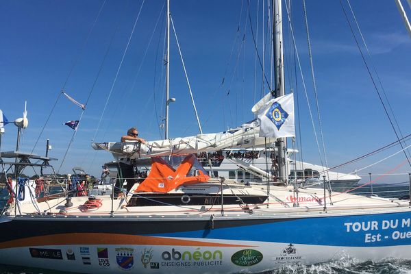 Alain Maignan est désormais seul sur son bateau