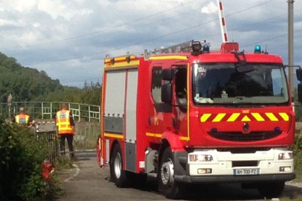 Le lieu de l'accident à Brunstatt