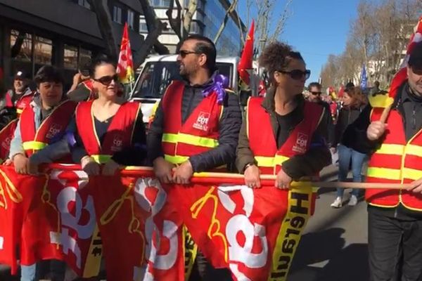 Montpellier - manifestation contre la réforme des retraites - 20 février 2020.