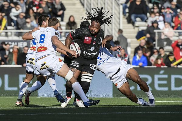 Castres. 6 novembre 2021 -Mathieu Bastareaud du LOU Rugby.