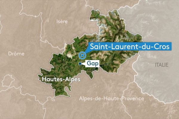 Carte Saint-Laurent-du-Cros (Hautes-Alpes)