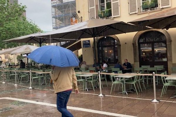 Strasbourg sous la pluie, mai 2024