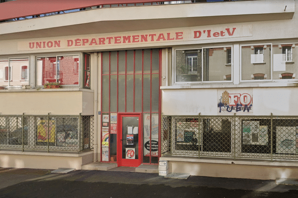 Les locaux de FO à Rennes ont été vandalisés dans la nuit du 18 au 19 avril 2024.