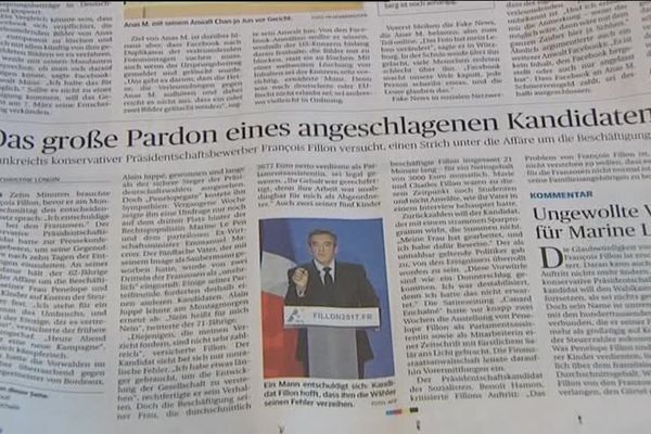 La presse allemande suit particulièrement l'affaire Fillon.