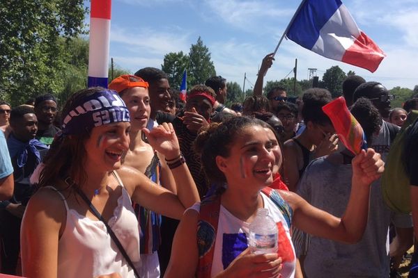 Les supporters Français ont le sourire