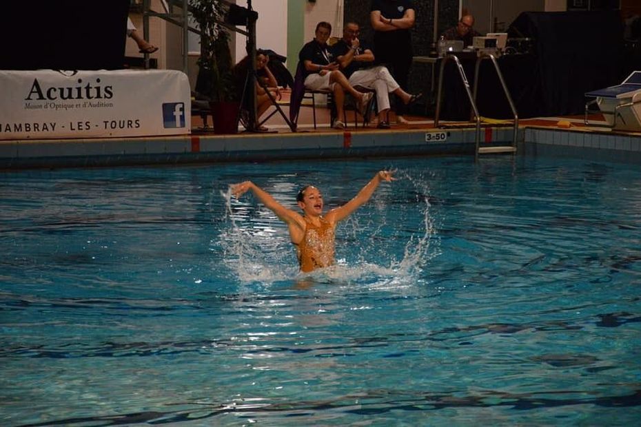 The young artistic swimmer from Bastia, Manon Venturi, excels in Douai