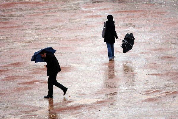 La pluie et le vent ne valent rien aux parapluies...