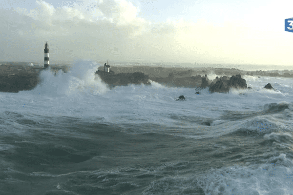 Tempête en mer d'Iroise