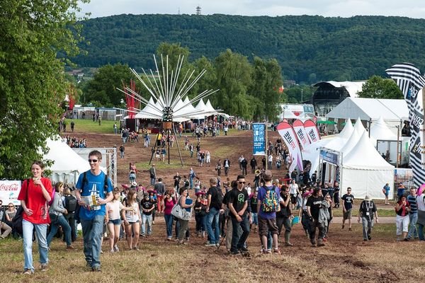 Arrivée des premiers festivaliers