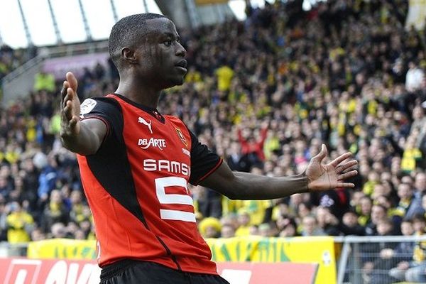 Roland Ntep après son but contre Nantes le 23/02/2014