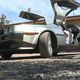 La DeLorean, mythique voiture du film "Retour vers le futur" à l'honneur dans les Vosges.